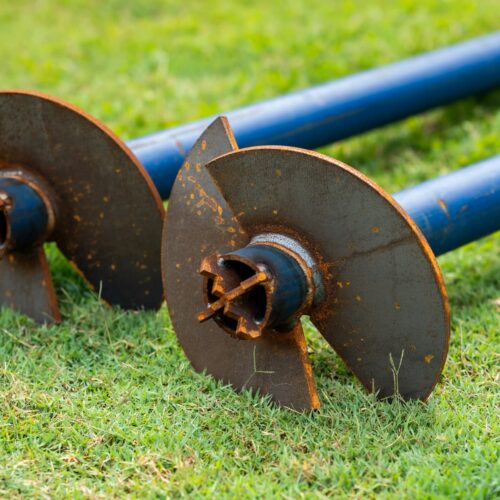 Screw pile installation