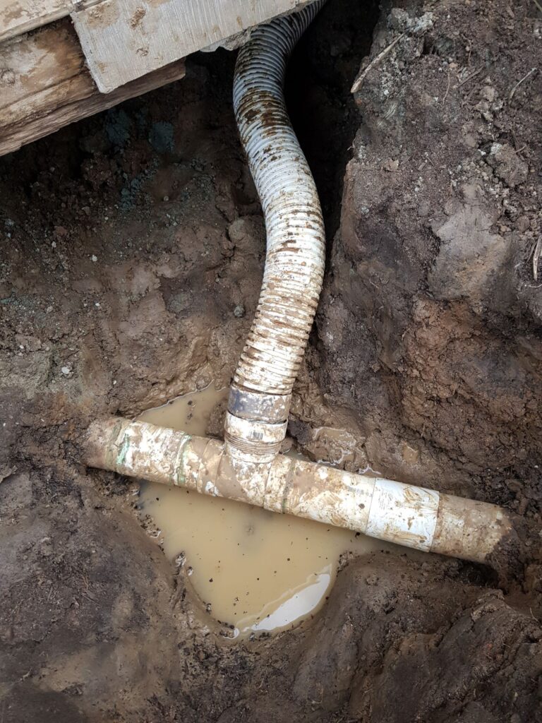 Plumbing leak under a slab