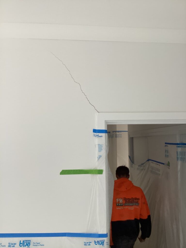 Door and window realignment after underpinning