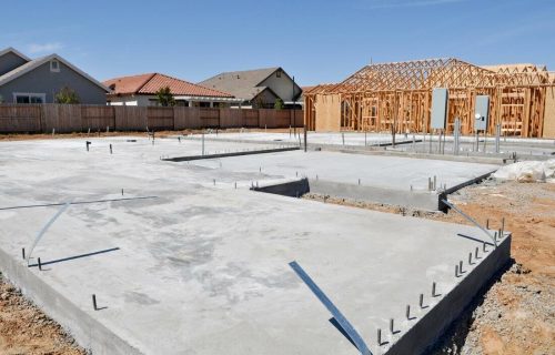 Slab on ground construction